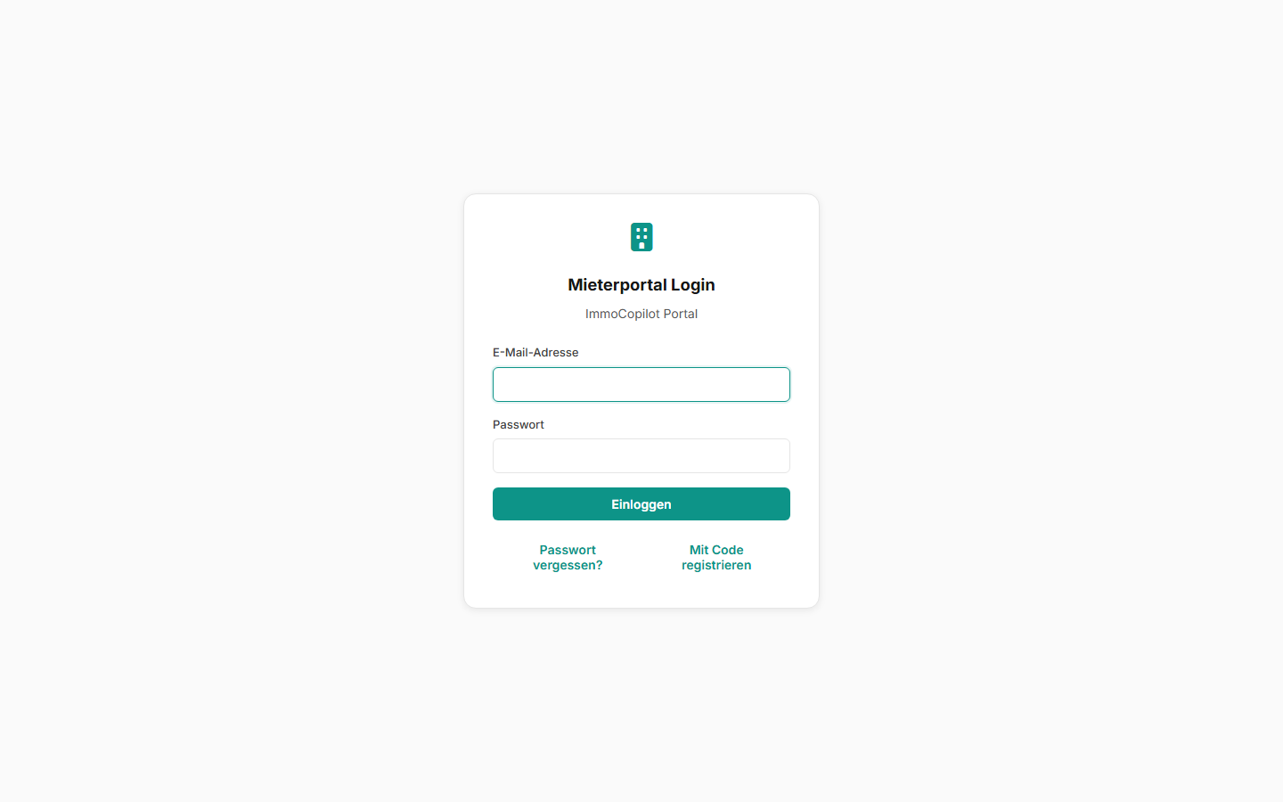 Mieterportal Login